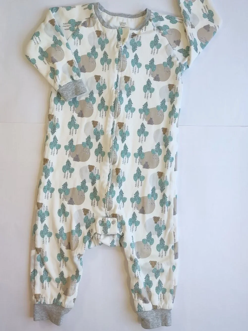 Nest Designs Footed Sleep Suit 2.5 Tog Toddler Large 4T Cotton Bamboo